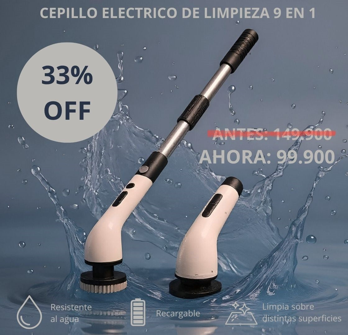 Cepillo Eléctrico Giratorio 9pz